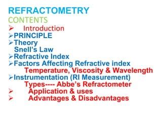 abbe refractometer disadvantages|refractometer in optics.